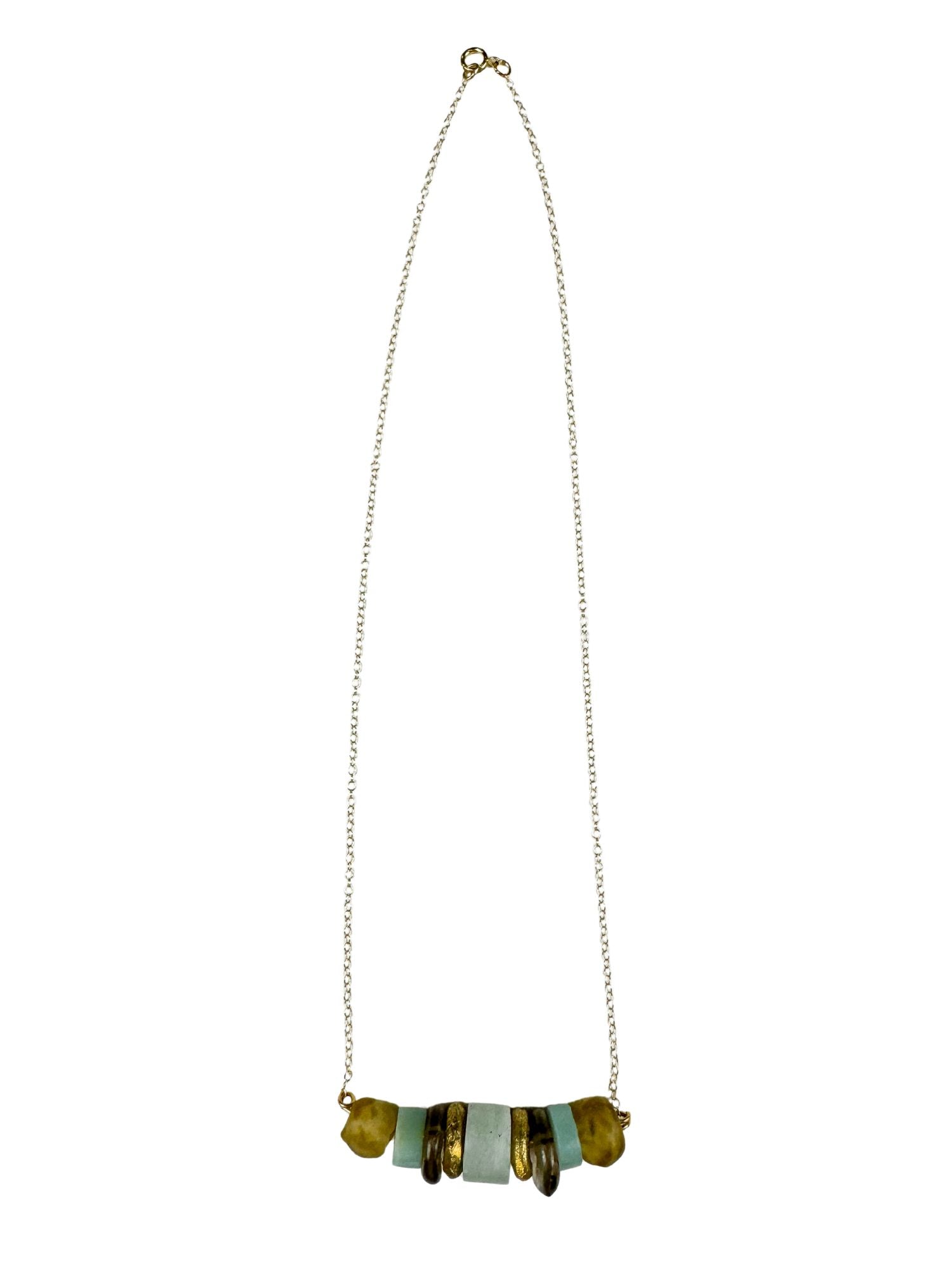 Simple Chain Necklace | Sea Glass