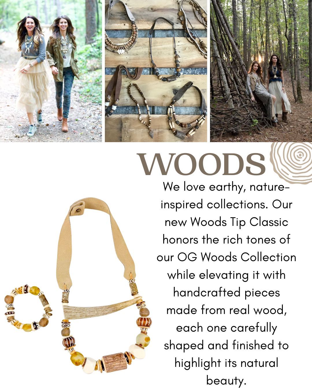 Tip Classic Necklace | Woods
