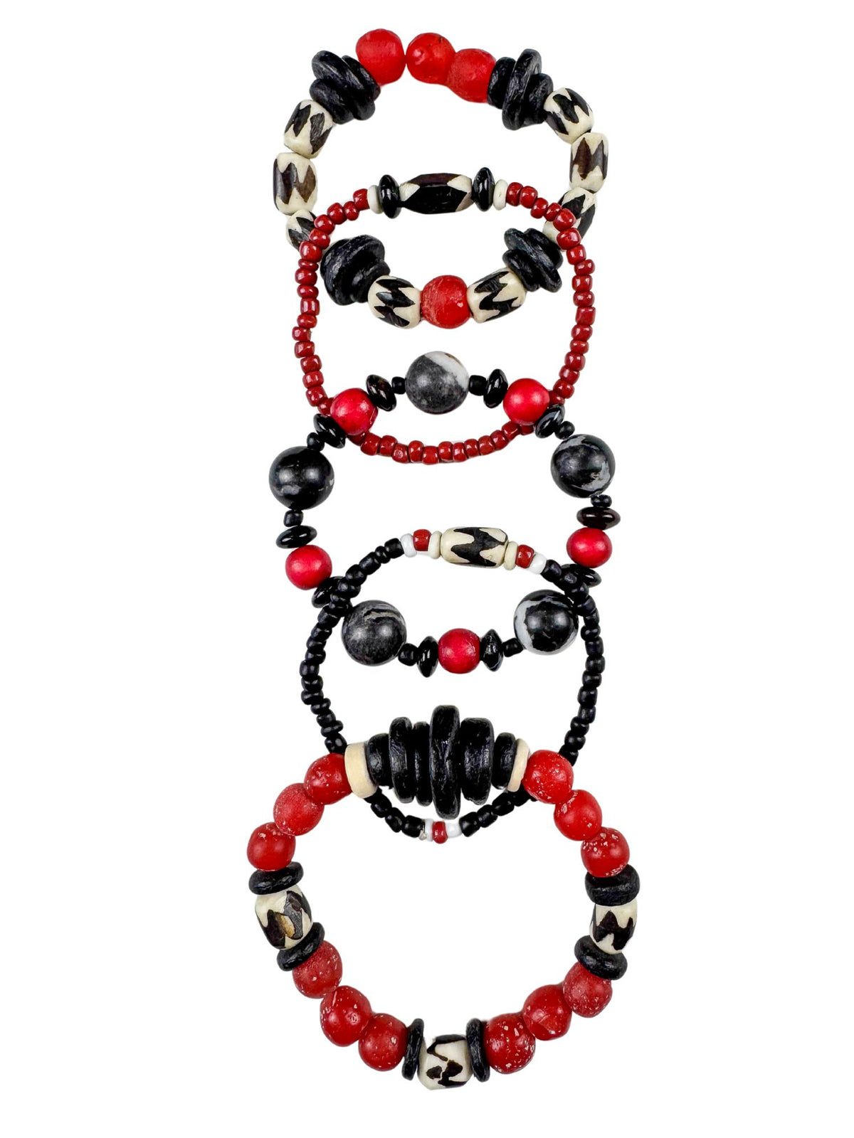 Arm Party | Red + Black