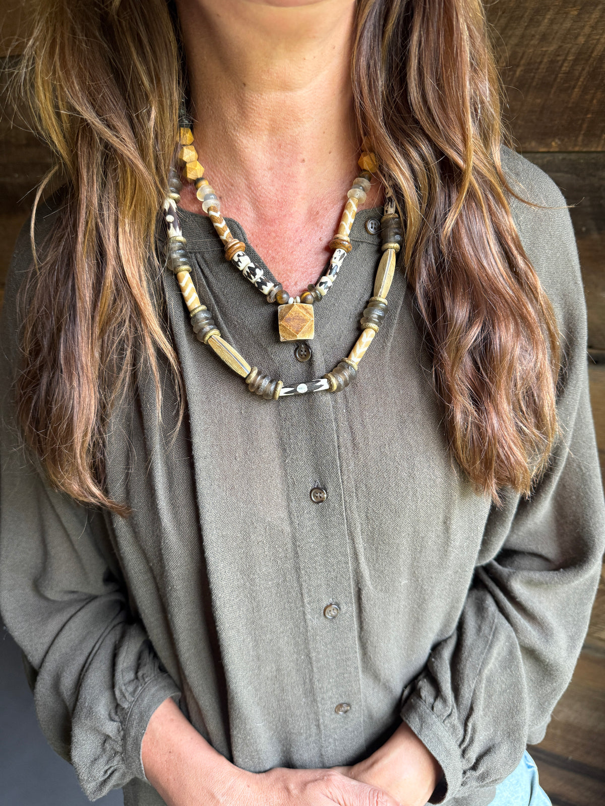 Classic Bar Necklace | Mixed Heritage