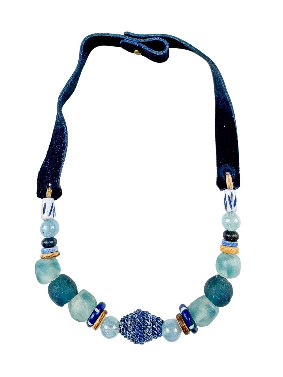 Slim Choker Necklace | Denim