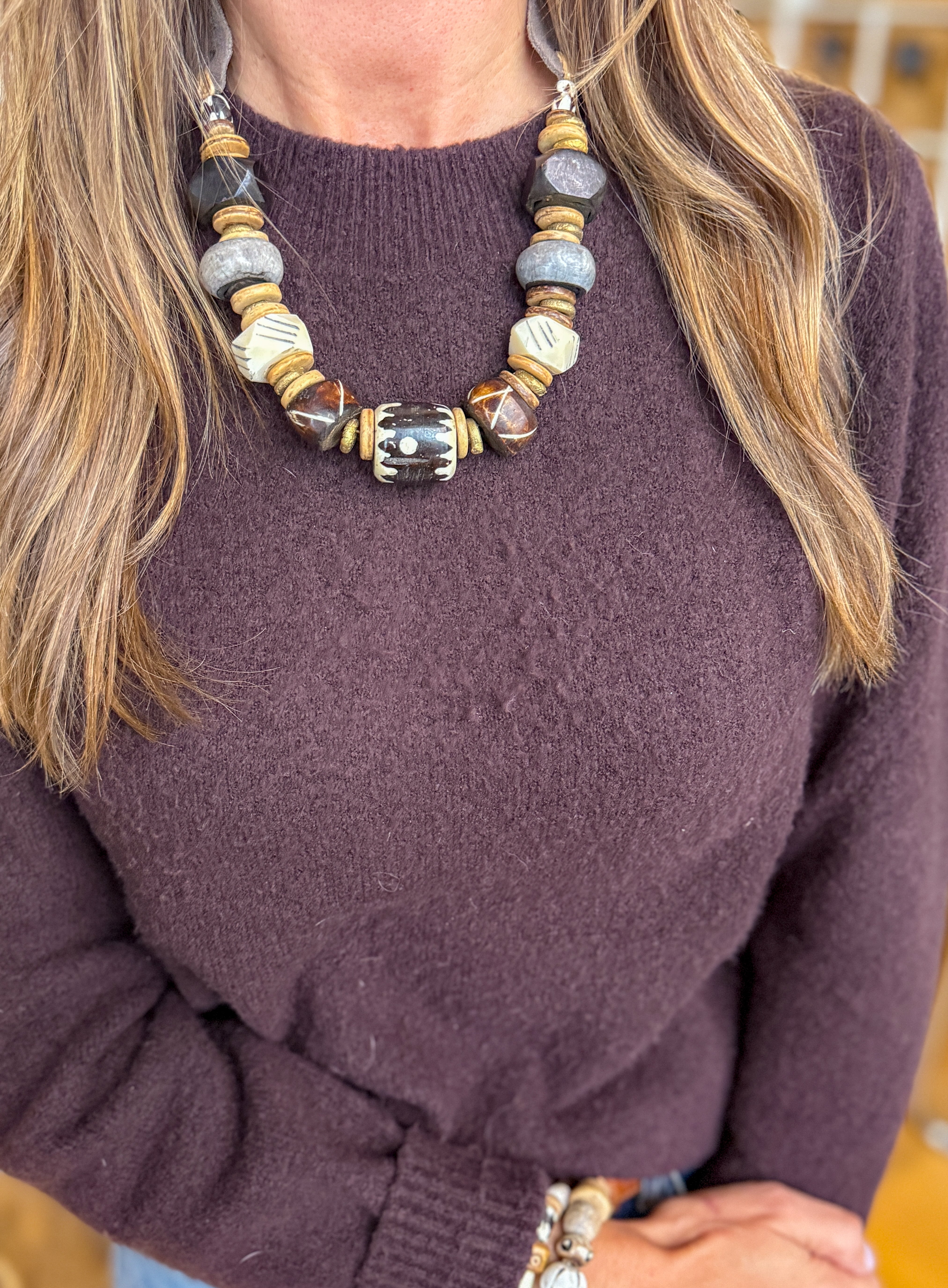 Mid Classic Necklace | Mixed Tribal