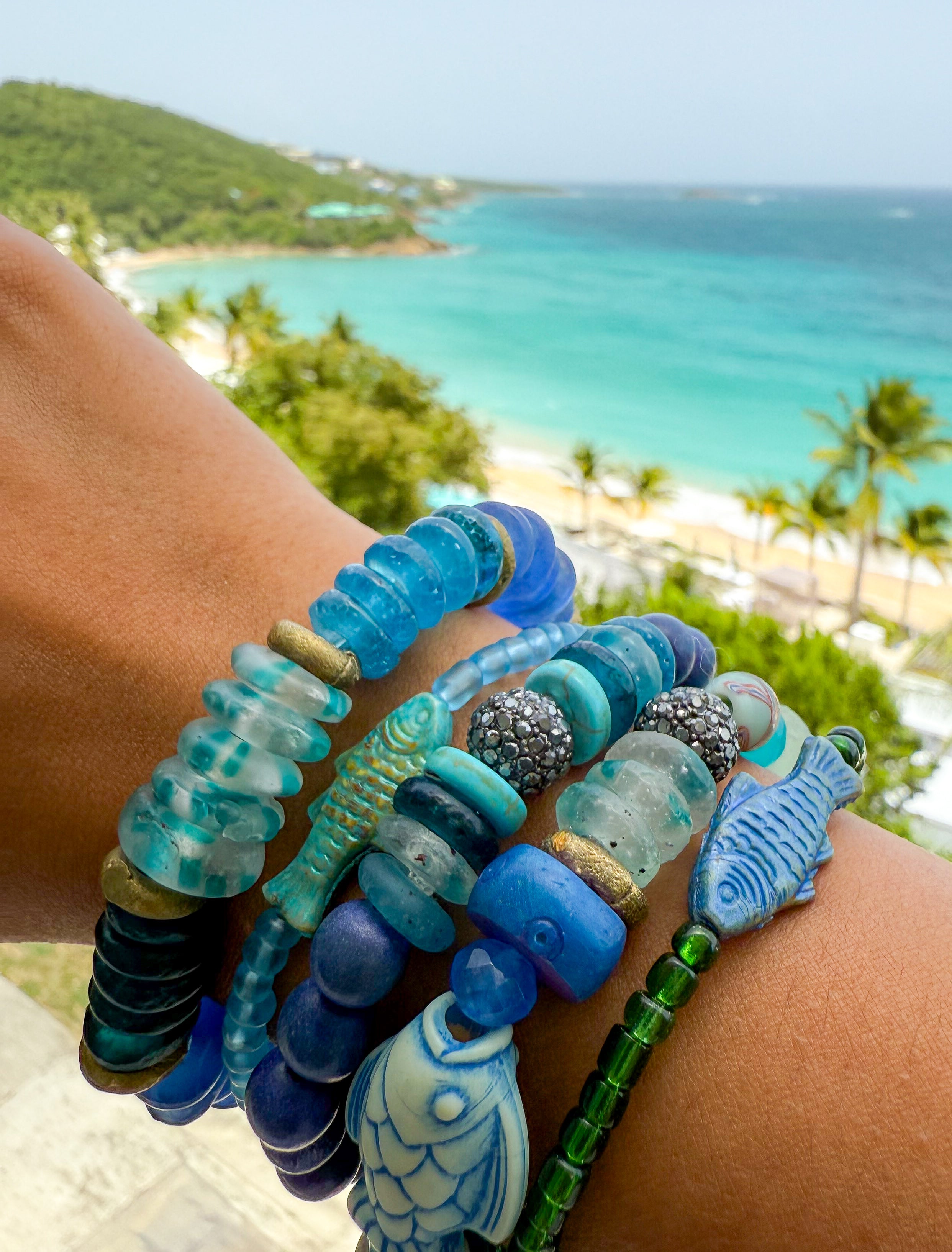 Single Stack Bracelet | Azul