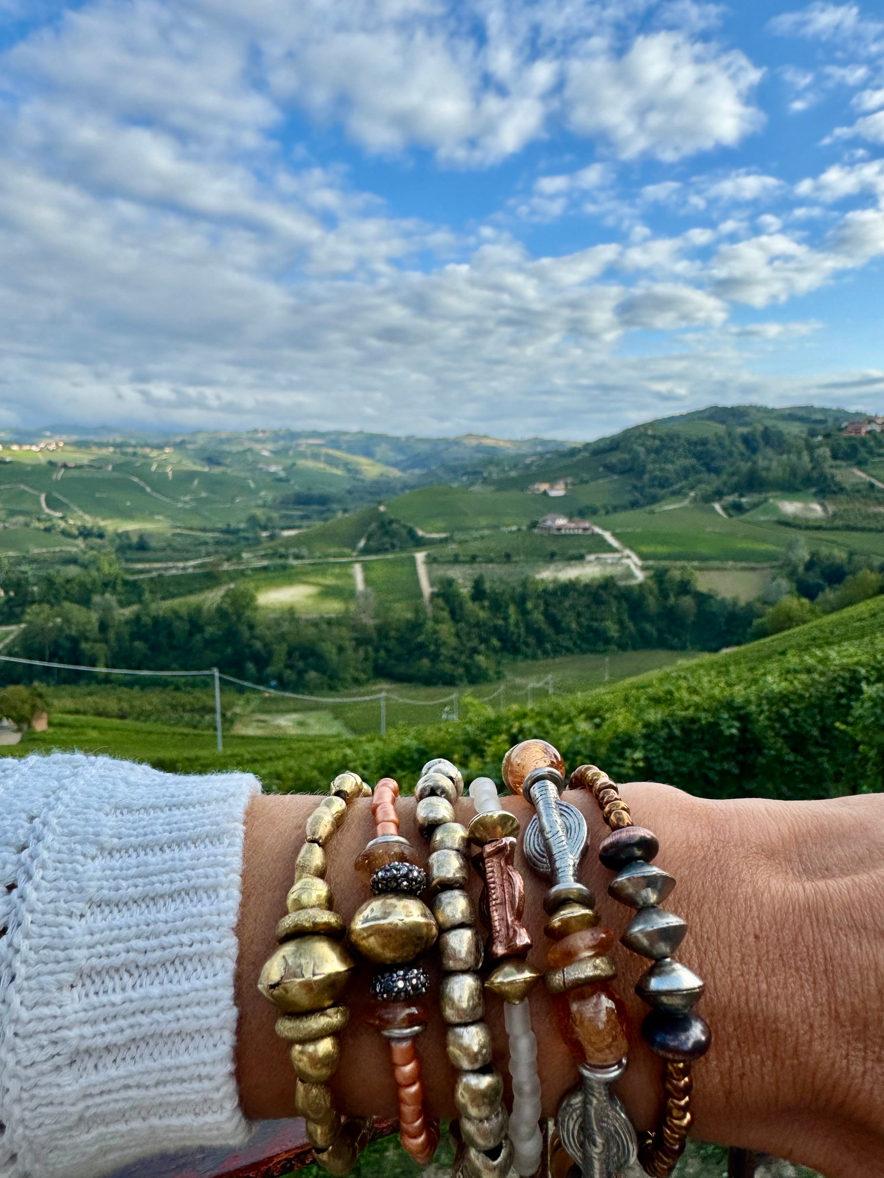 Metal Single Stack Bracelet | Silver