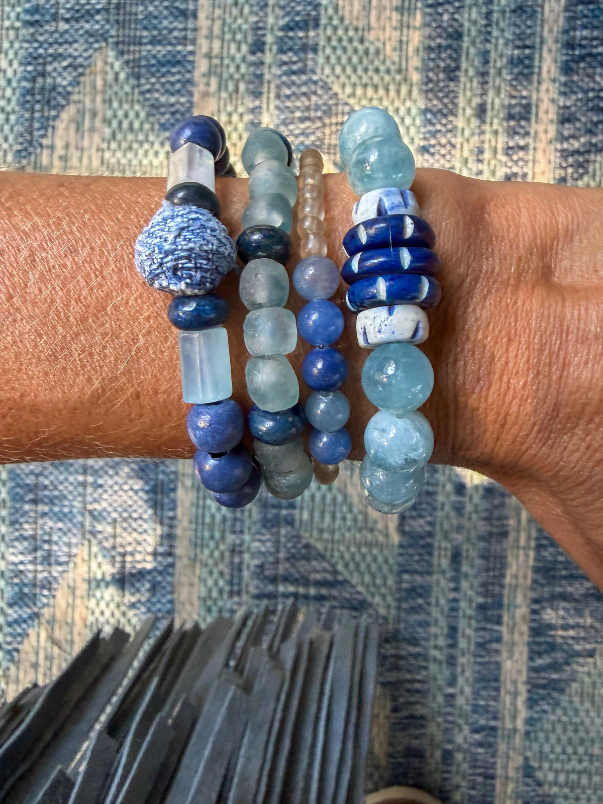 Single Stack Bracelet | Denim