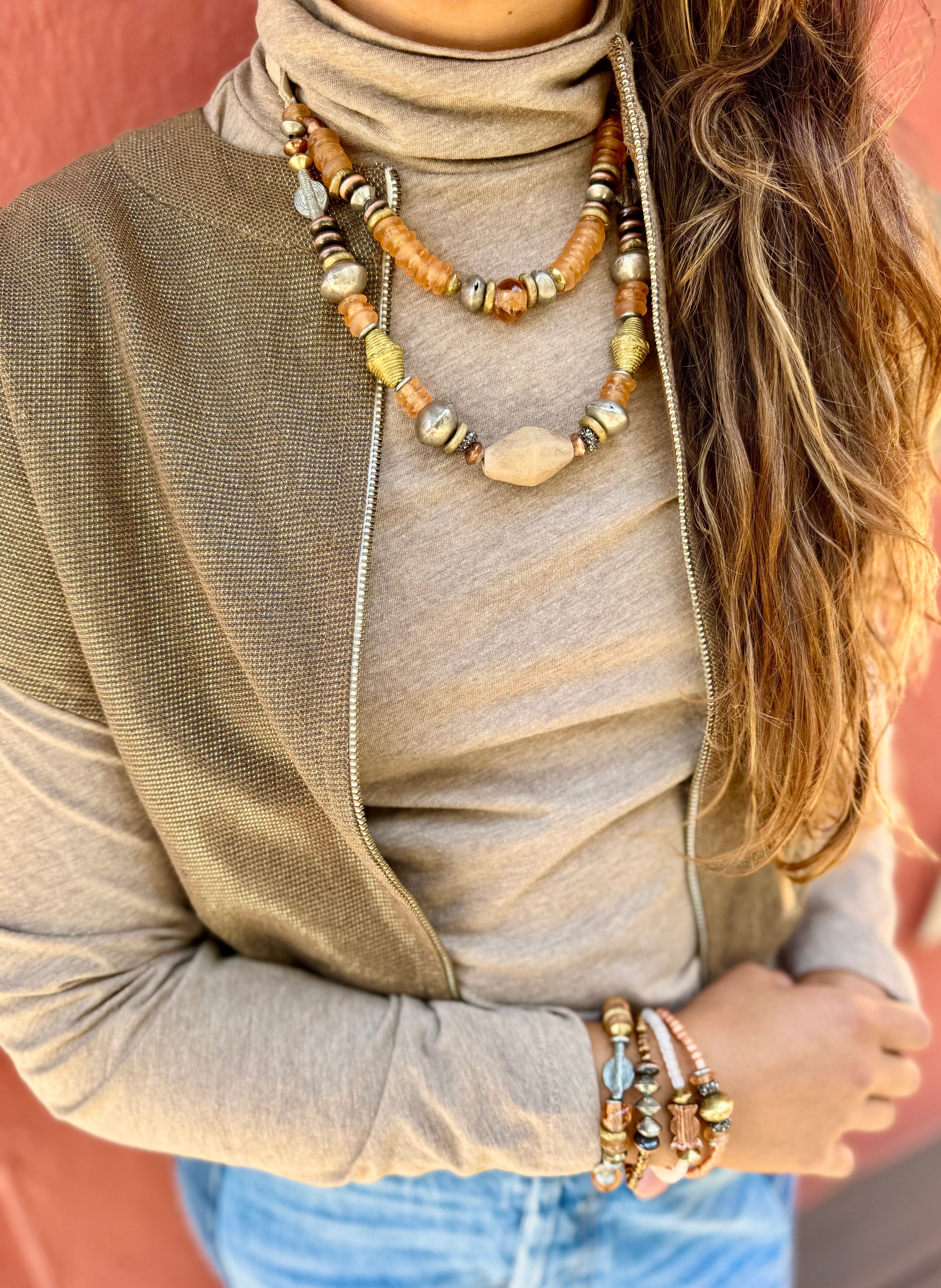Simple Seed Bracelet | Rose Gold