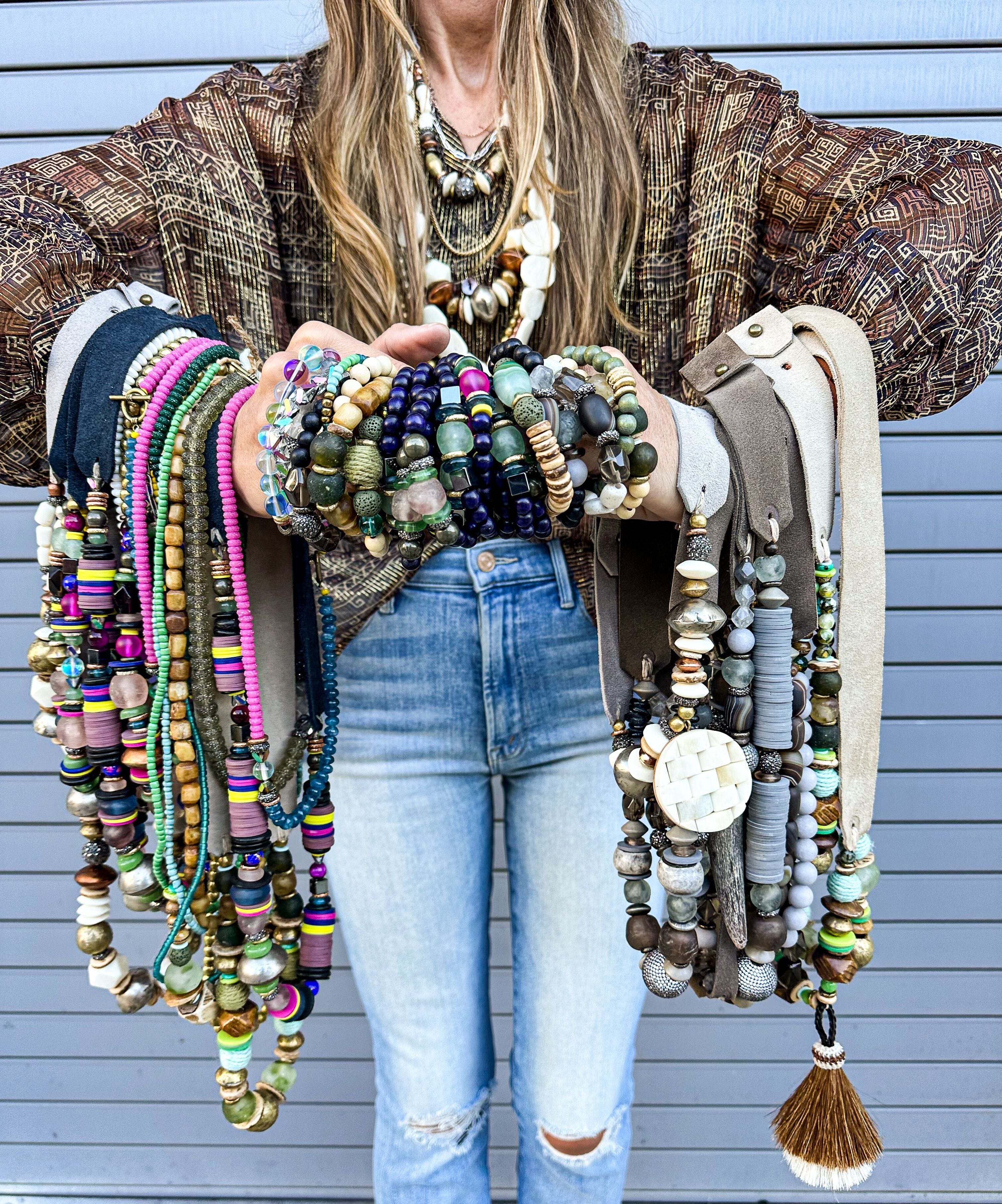 Metal Single Stack Bracelet | Golden Hour