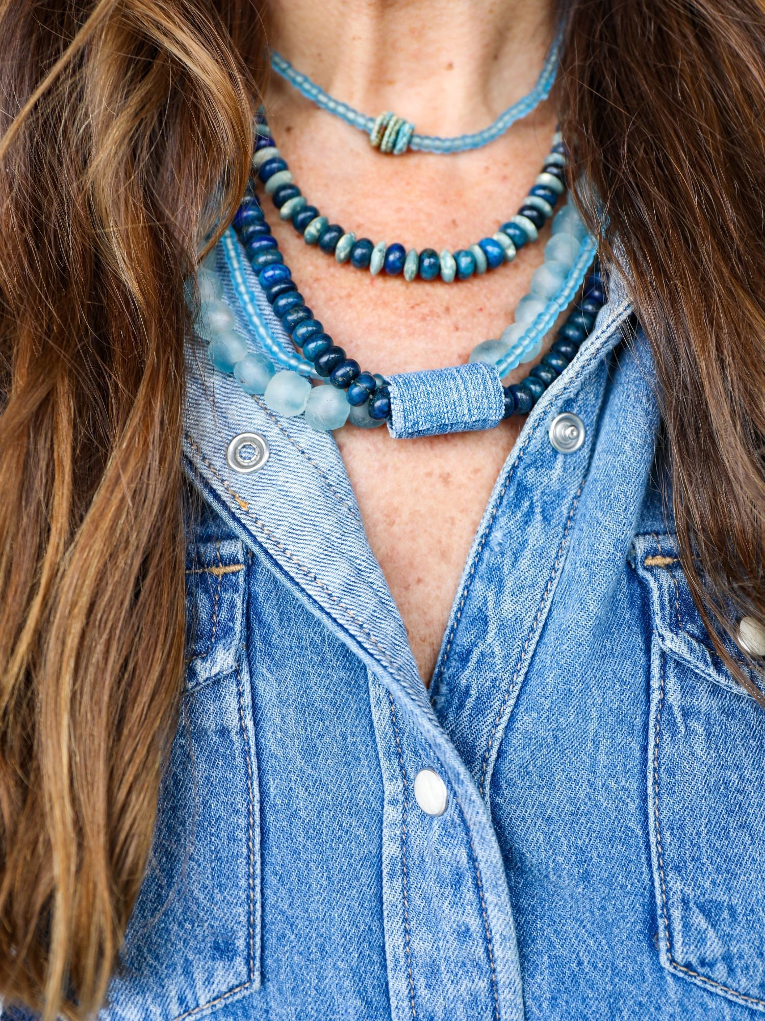 Classic Necklace | Dark Denim
