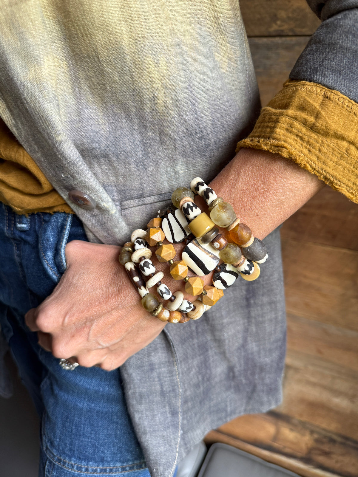 Intricate Stack Bracelet | Mixed Heritage