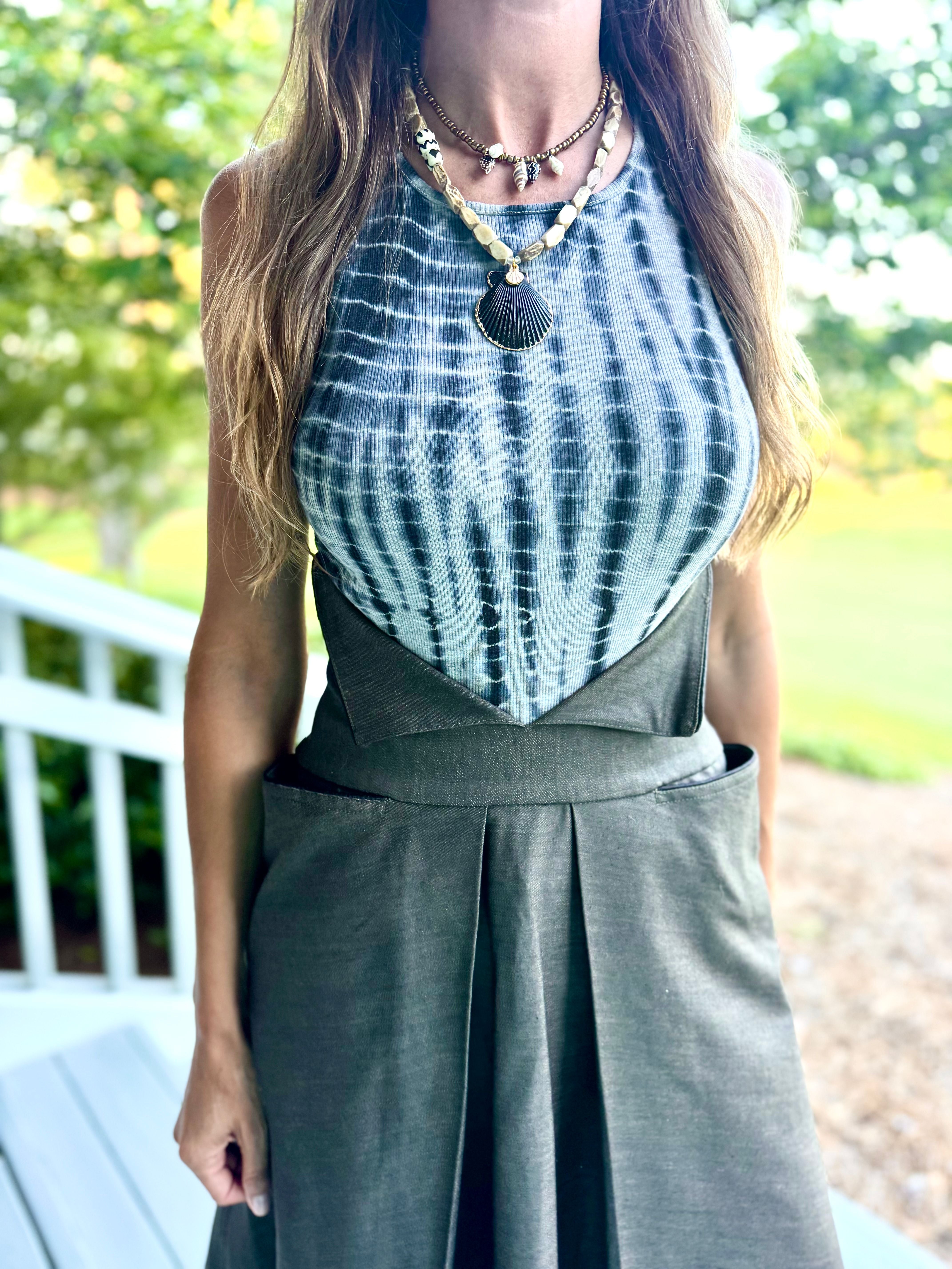 Seed Charm Necklace | Batik Sand