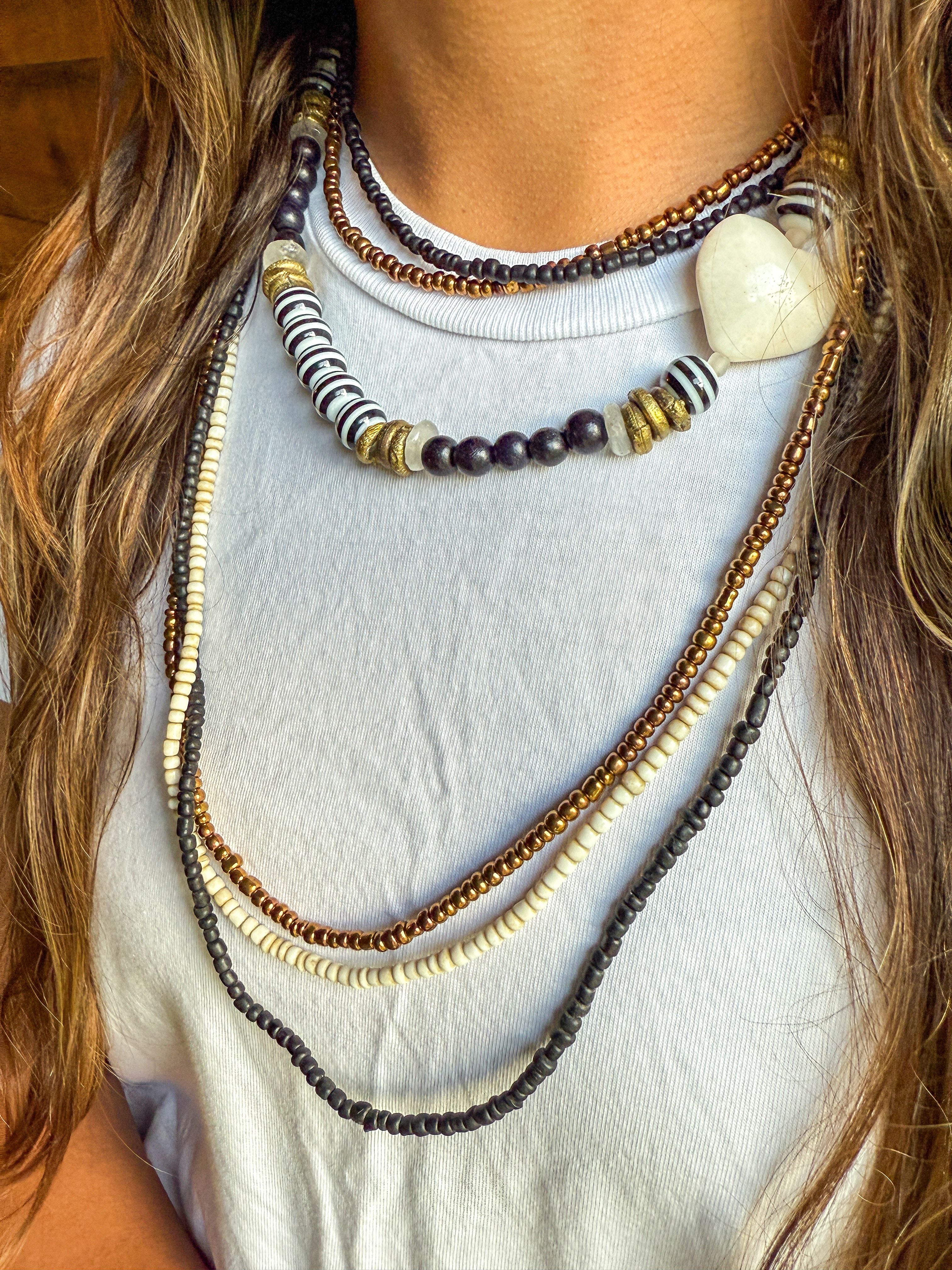 Seed Classic Necklace | Gold