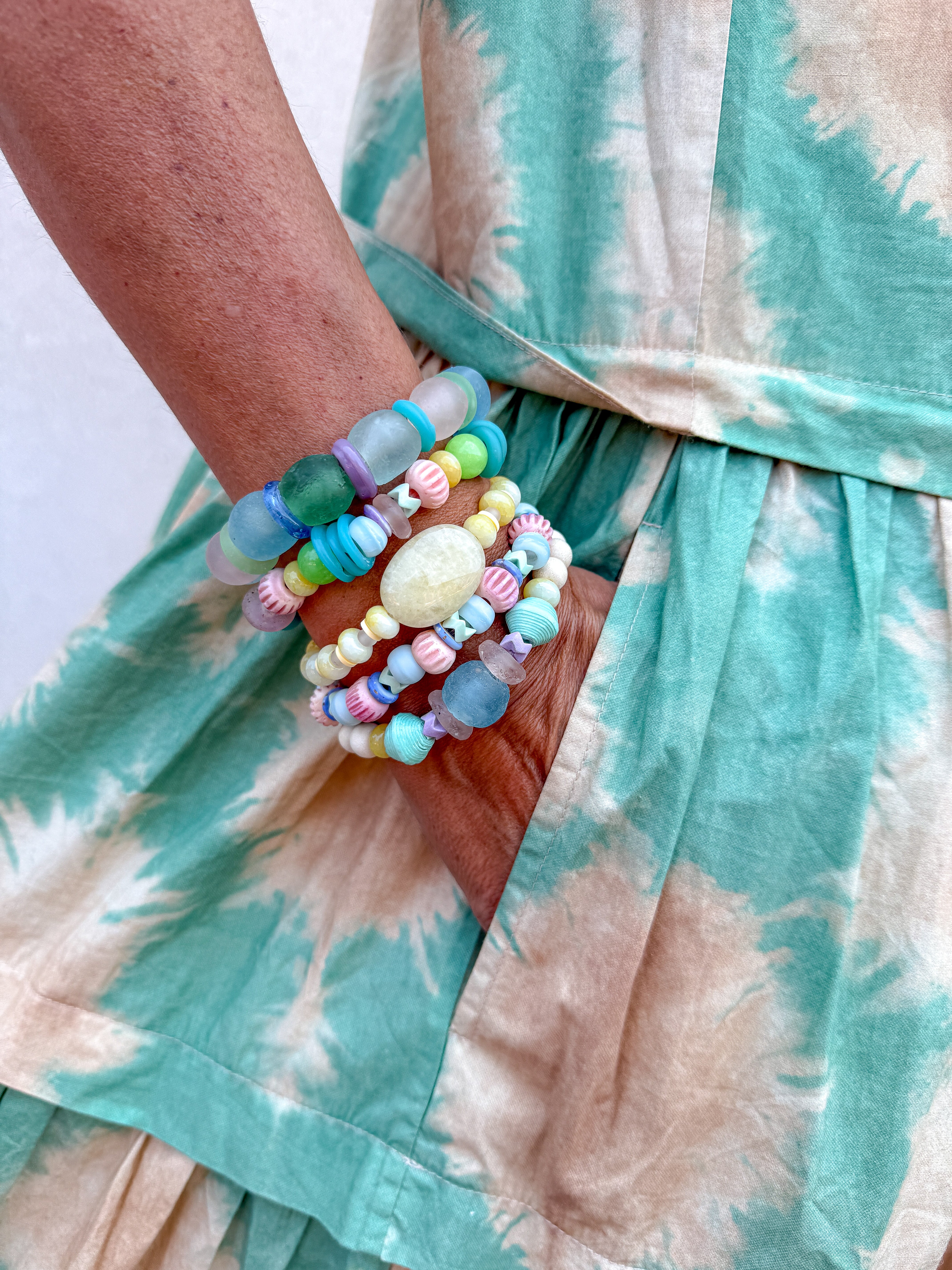Intricate Stack Bracelet | Glass Charleston