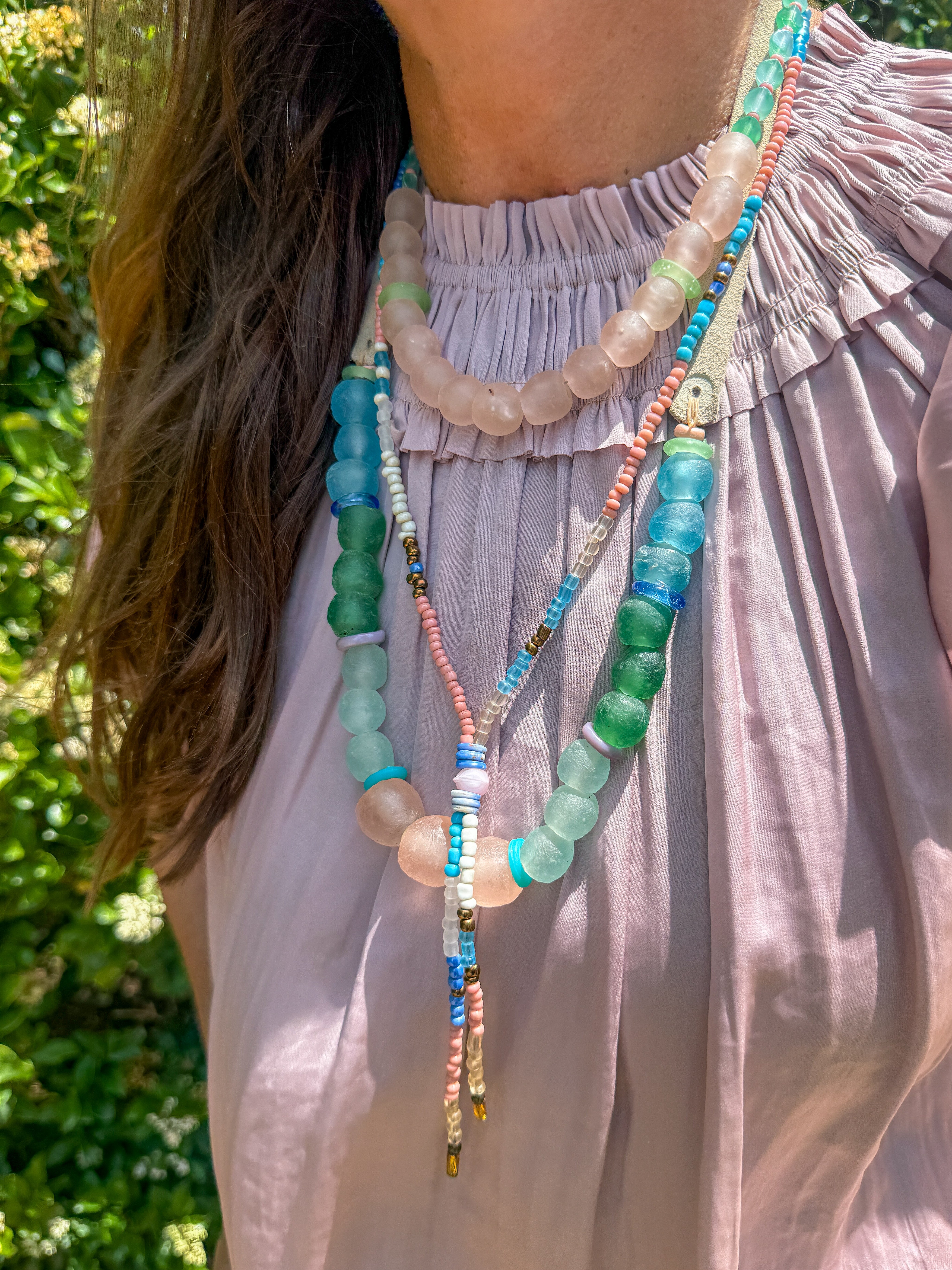 Lariat Seed Necklace | Charleston