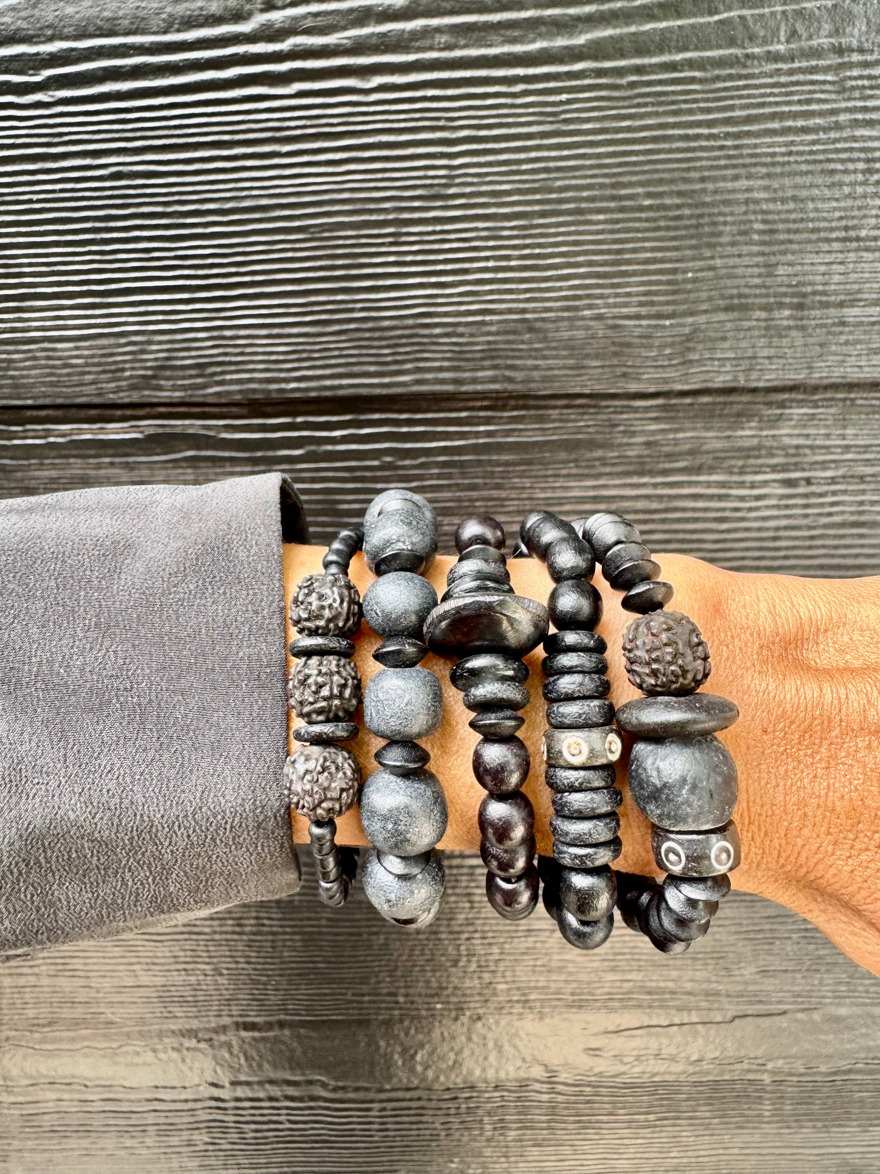 Single Stack Bracelet | Nightfall