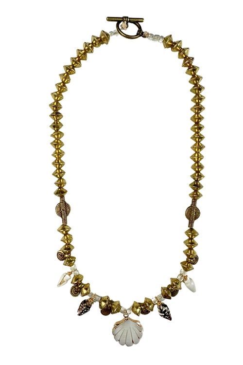Classic Shell Necklace | Gold
