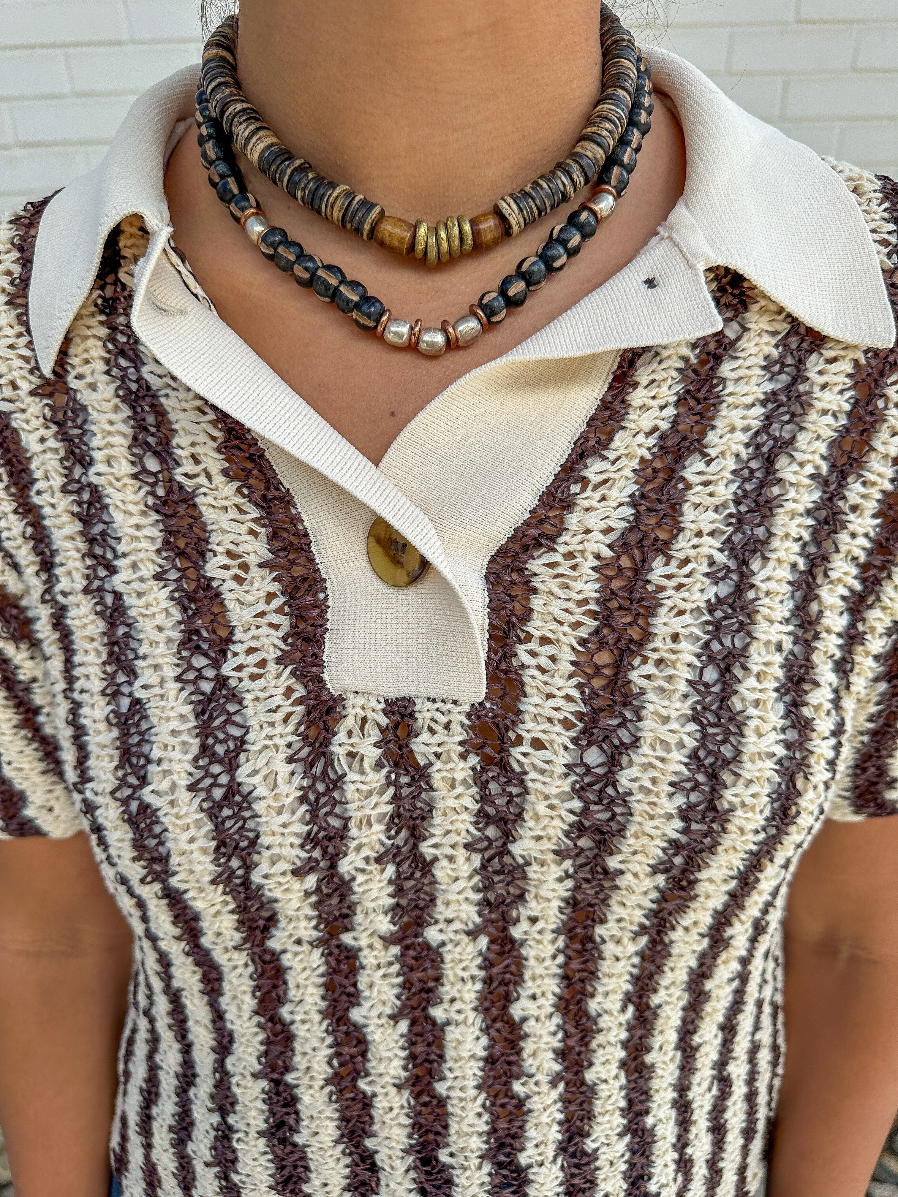 Classic Necklace | Brown