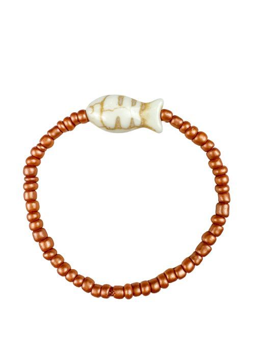 Simple Seed Bracelet | Coral Fish