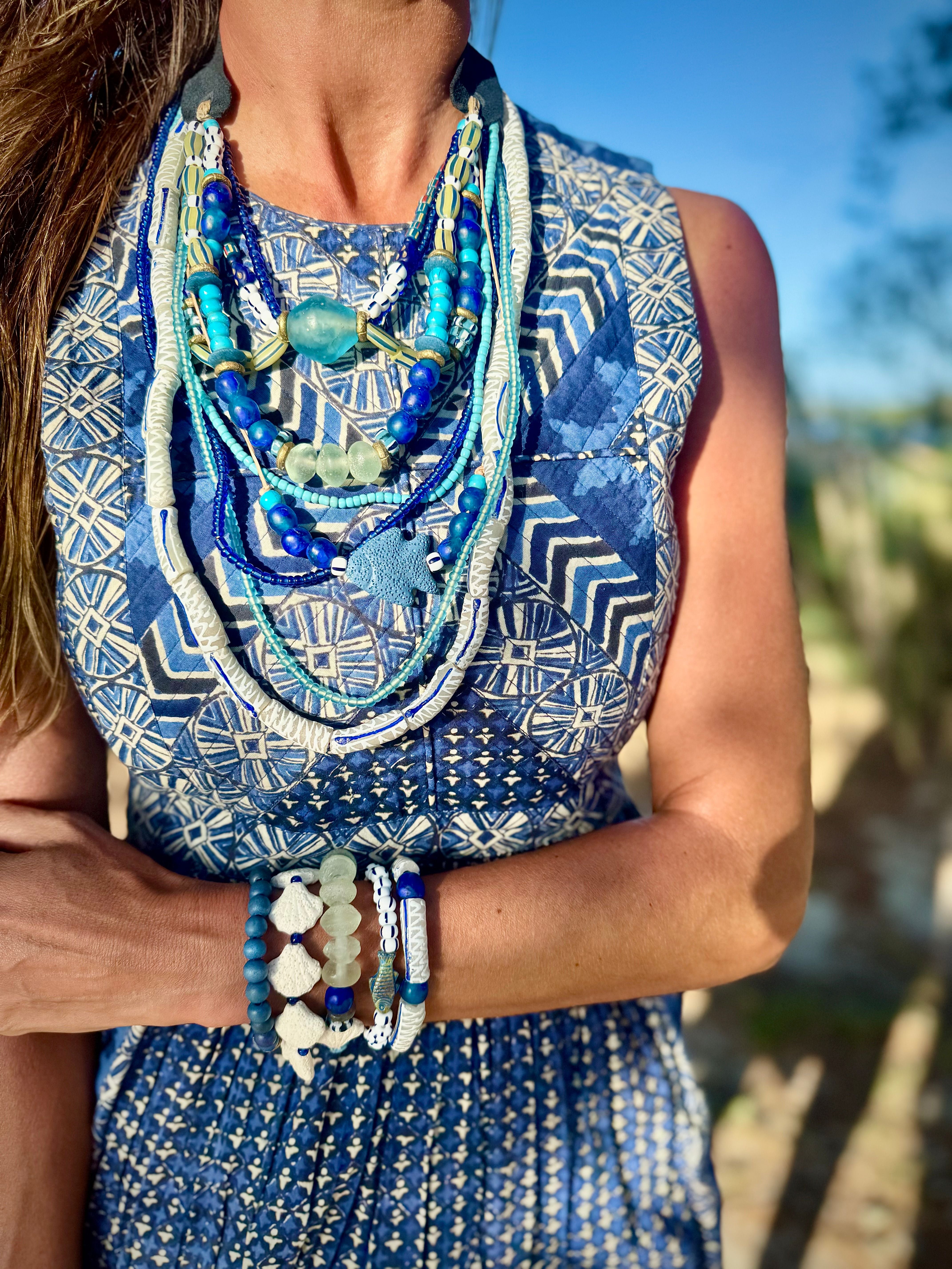 Woven Classic Necklace | Santorini