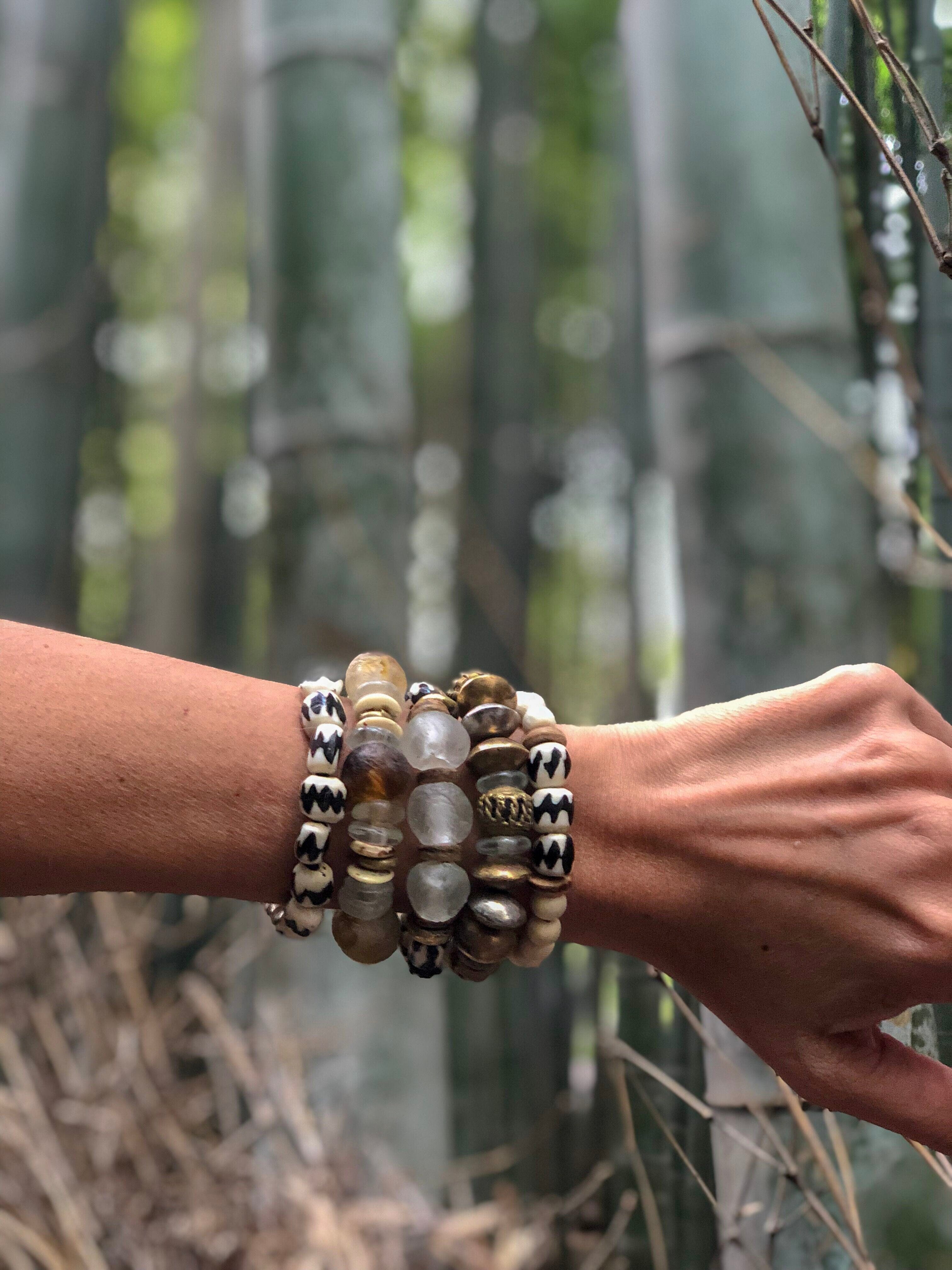 Tribal Stack Bracelet | Lagoon Batik
